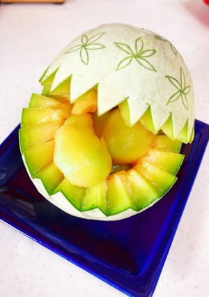 プリンスメロンのカット-レシピのメイン写真