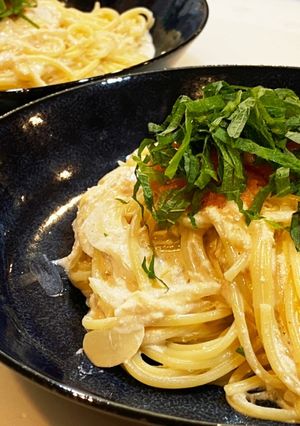 明太子(たらこ)クリームパスタ-レシピのメイン写真