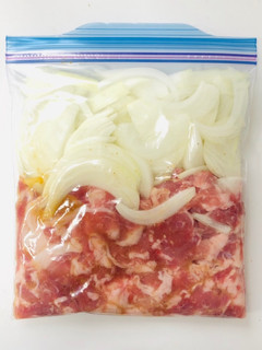 【下味冷凍】豚肉のはちみつ味噌炒め-レシピのメイン写真