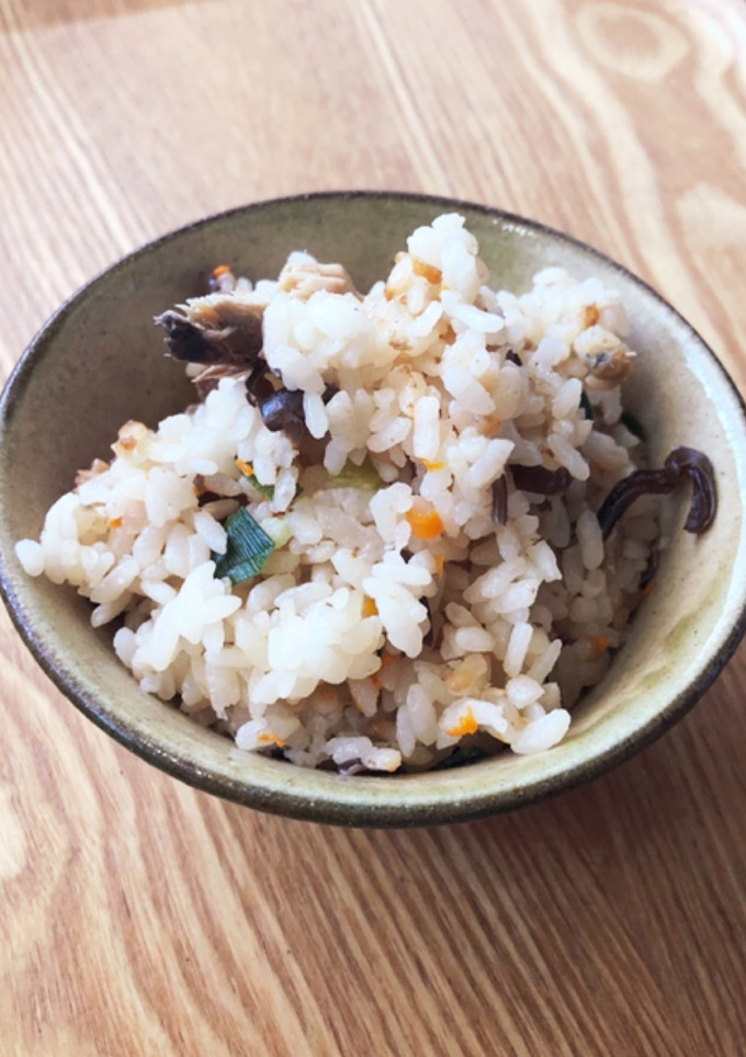 サバ缶とシジミの炊き込みごはん-レシピのメイン写真