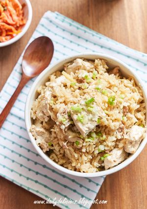 豆腐の玄米炊き込みご飯-レシピのメイン写真