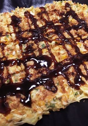 鮭フレーク(又はツナ)のお好み焼き-レシピのメイン写真