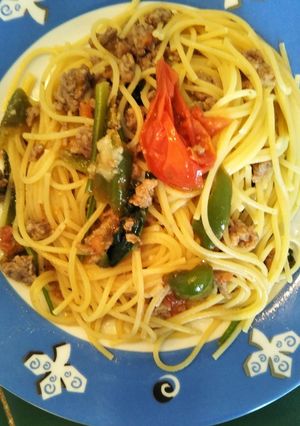 ひき肉の超簡単ボロネーゼ風-レシピのメイン写真