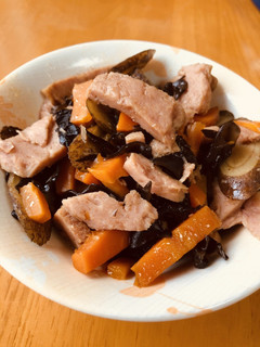 キクラゲとスパムのごま油煮詰め-レシピのメイン写真