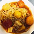 ポタジェガーデンのスープパスタ