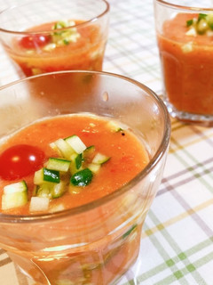 夏野菜のガスパチョ-レシピのメイン写真