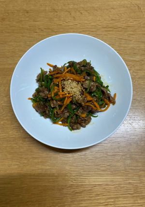 旬のピーマンと牛肉の炒め物(青椒肉絲)-レシピのメイン写真