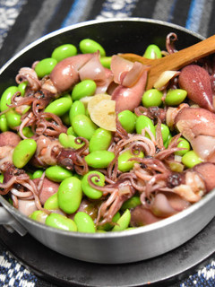 ホタルイカと枝豆のアヒージョ-レシピのメイン写真
