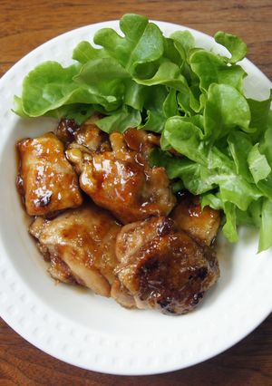 圧力鍋で鶏もも肉の缶詰焼き鳥風味-レシピのメイン写真