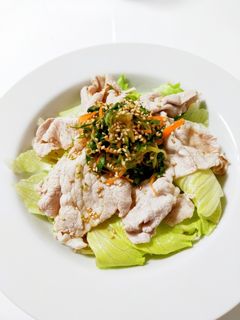 ☆サッパリ!南蛮野菜のせ冷しゃぶサラダ☆-レシピのメイン写真