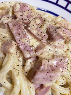 コンポタ♡カルボナーラ風うどん-レシピのメイン写真