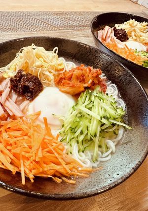 ビビンバ風にゅうめん-レシピのメイン写真