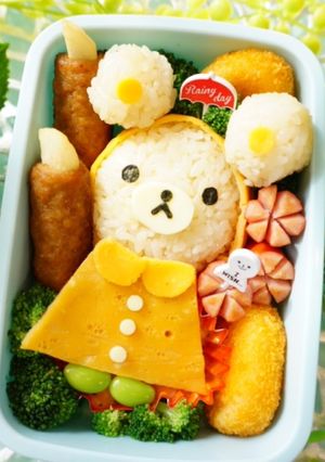 リラックマ 雨ふりバージョンレインコート-レシピのメイン写真