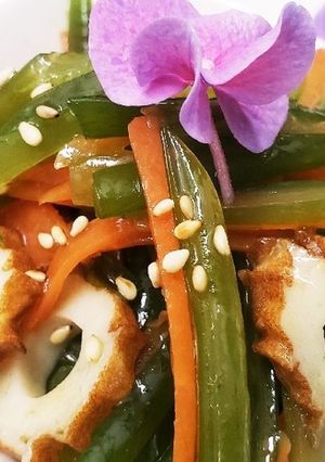 お年寄り絶讚シリーズ❗昆布、竹輪ナムル❗-レシピのメイン写真