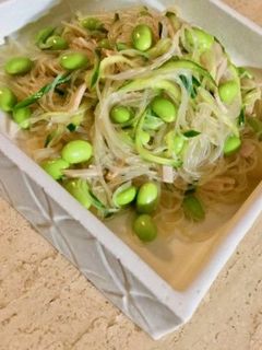 *きゅうりと枝豆の春雨サラダ*-レシピのメイン写真