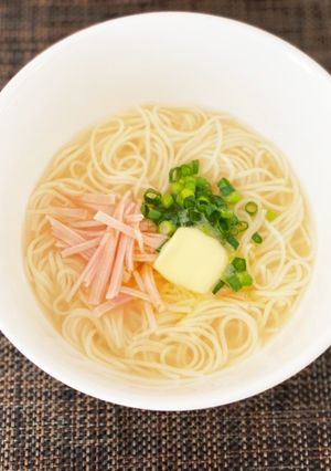 塩バターにゅうめん-レシピのメイン写真