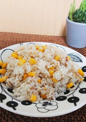 ☆☆コーンとツナの炊き込みご飯☆☆-レシピのメイン写真