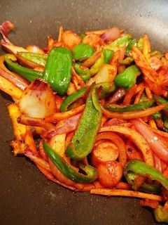 お弁当にも☆大人のナポリタン野菜炒め-レシピのメイン写真