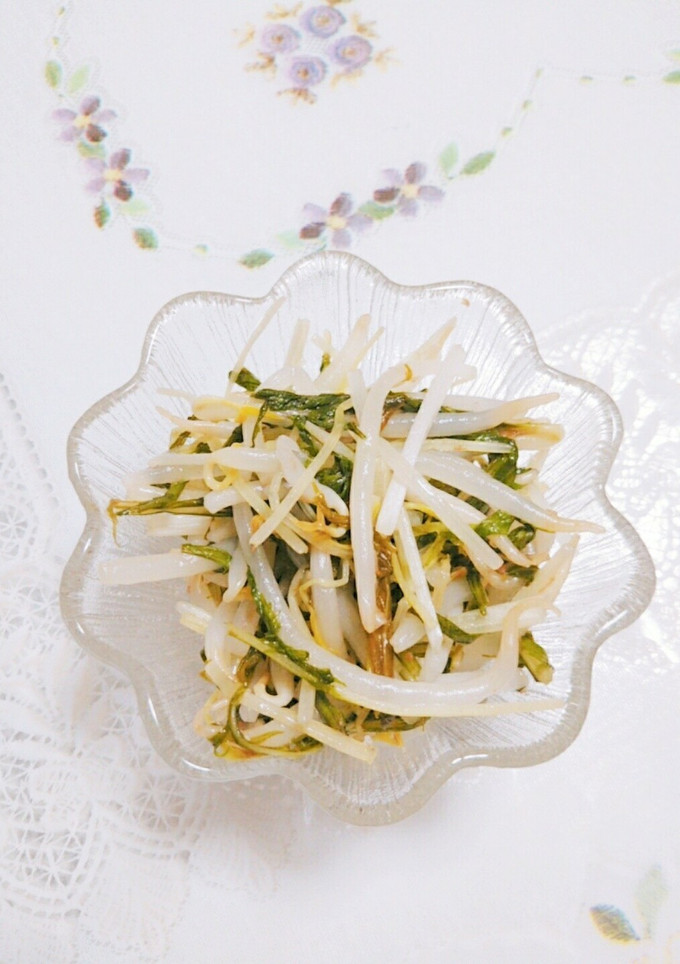 もやしと水菜のさっぱりサラダ-レシピのメイン写真