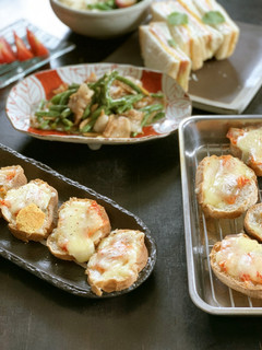 ブルスケッタ キムチ&チーズ-レシピのメイン写真