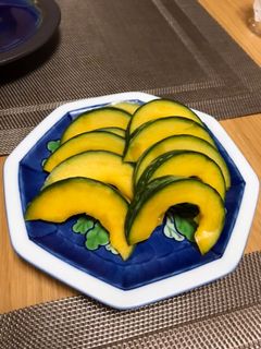 サラダかぼちゃのぬか漬け-レシピのメイン写真