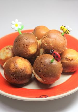 まんまるカステラ♪♪(たこ焼き器）-レシピのメイン写真