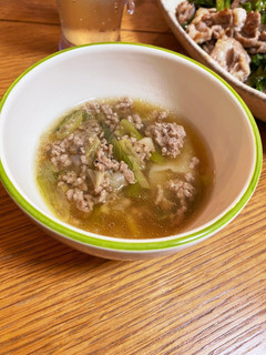 簡単ひき肉ワンタンスープ-レシピのメイン写真