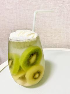 キウイの白玉クリームソーダ-レシピのメイン写真