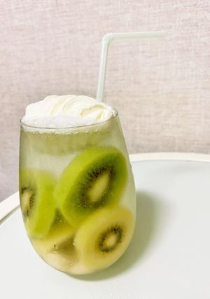 キウイの白玉クリームソーダ-レシピのメイン写真