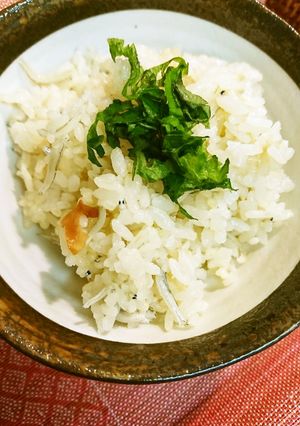 ほんのり梅しらすご飯-レシピのメイン写真