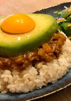 アボガド　簡単　キーマカレー　時短-レシピのメイン写真