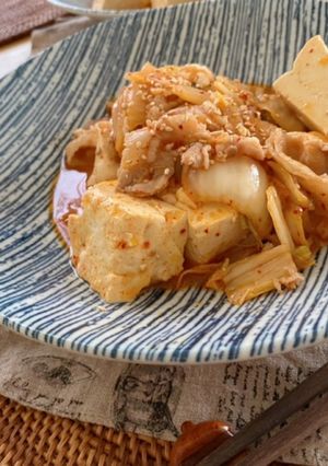 キムチ豆腐-レシピのメイン写真