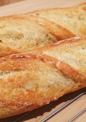 レーズン酵母で、フランスパン(バタール)-レシピのメイン写真