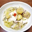 夏野菜の白麻婆豆腐
