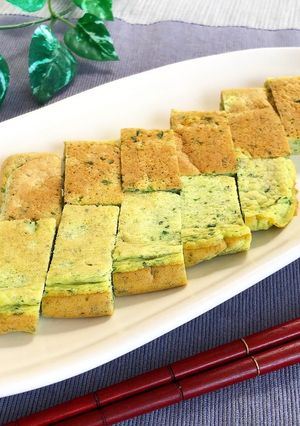 ほうれん草入り✽はんぺんの卵焼き-レシピのメイン写真