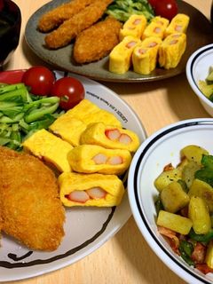 カニカマ入り卵焼き-レシピのメイン写真