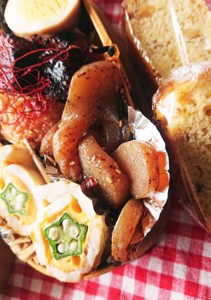 弁当★こんにゃくピリ辛マヨ炒め★常備菜-レシピのメイン写真