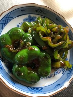 ピーマンの生姜醤油炒め-レシピのメイン写真