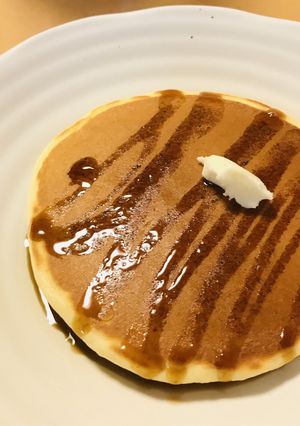 マスカルポーネ+の●黒蜜パンケーキ●-レシピのメイン写真