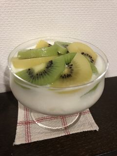 ゼスプリキウイde甘酒ヨーグルト-レシピのメイン写真