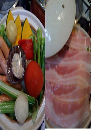 旬野菜ワイン蒸し★バーニャカウダ～〆まで-レシピのメイン写真