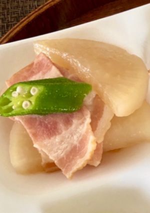 大根とベーコンのコンソメ煮-レシピのメイン写真