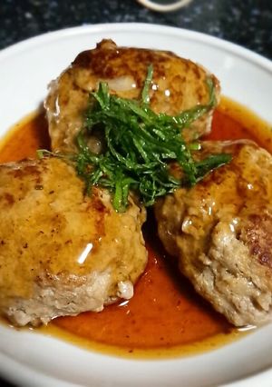 とろ～り暖まる♡甘辛あんかけハンバーグ-レシピのメイン写真