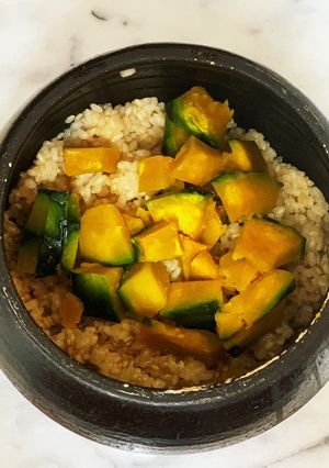 ♪カボチャご飯-レシピのメイン写真