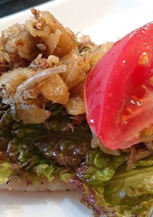 豚肉の生姜焼き風★新生姜の佃煮をサンド-レシピのメイン写真