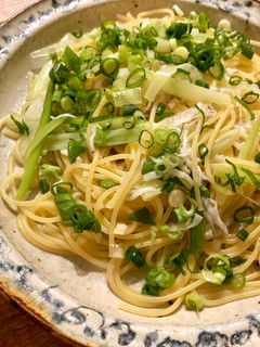 しらすと葱のガーリックパスタ-レシピのメイン写真