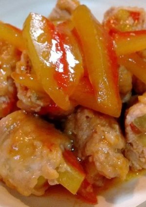 スイカの豚肉巻き-レシピのメイン写真