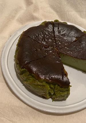 大人のバスクチーズケーキ(抹茶)-レシピのメイン写真
