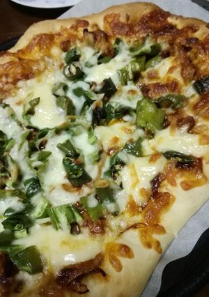 ＧＰでチーズタッカルビ風ピザ-レシピのメイン写真