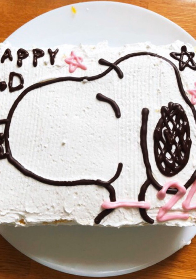 スヌーピーのケーキ☆★誕生日　簡単-レシピのメイン写真